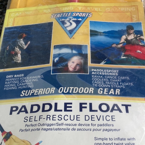 SEATTLE SPORTS DUAL-CHAMBER PADDLE FLOAT NEW - Picture 7 of 7